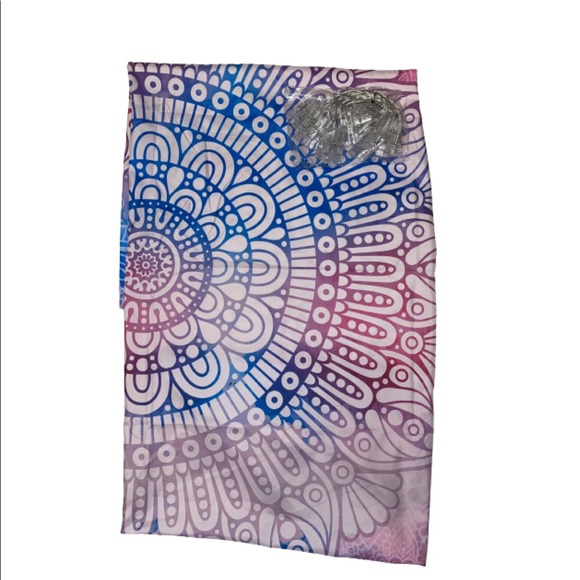 Color Mandala Tapestry and Fairy Clip Lights - Picture 3 of 3